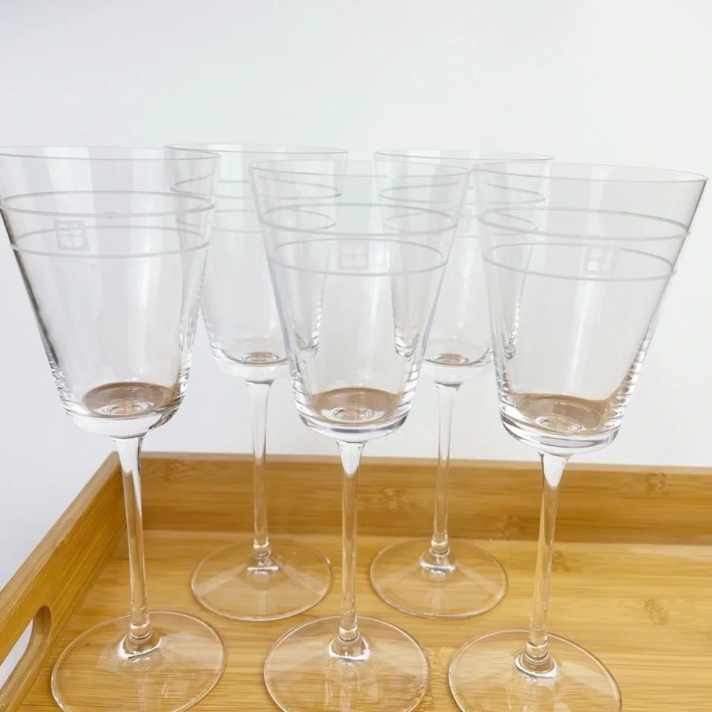 KATE SPADE x LENOX Noel Crystal Wine Goblets, set of 3